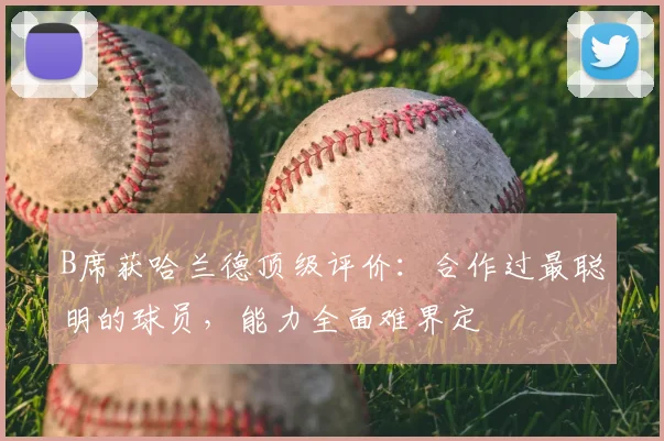 B席获哈兰德顶级评价：合作过最聪明的球员，能力全面难界定
